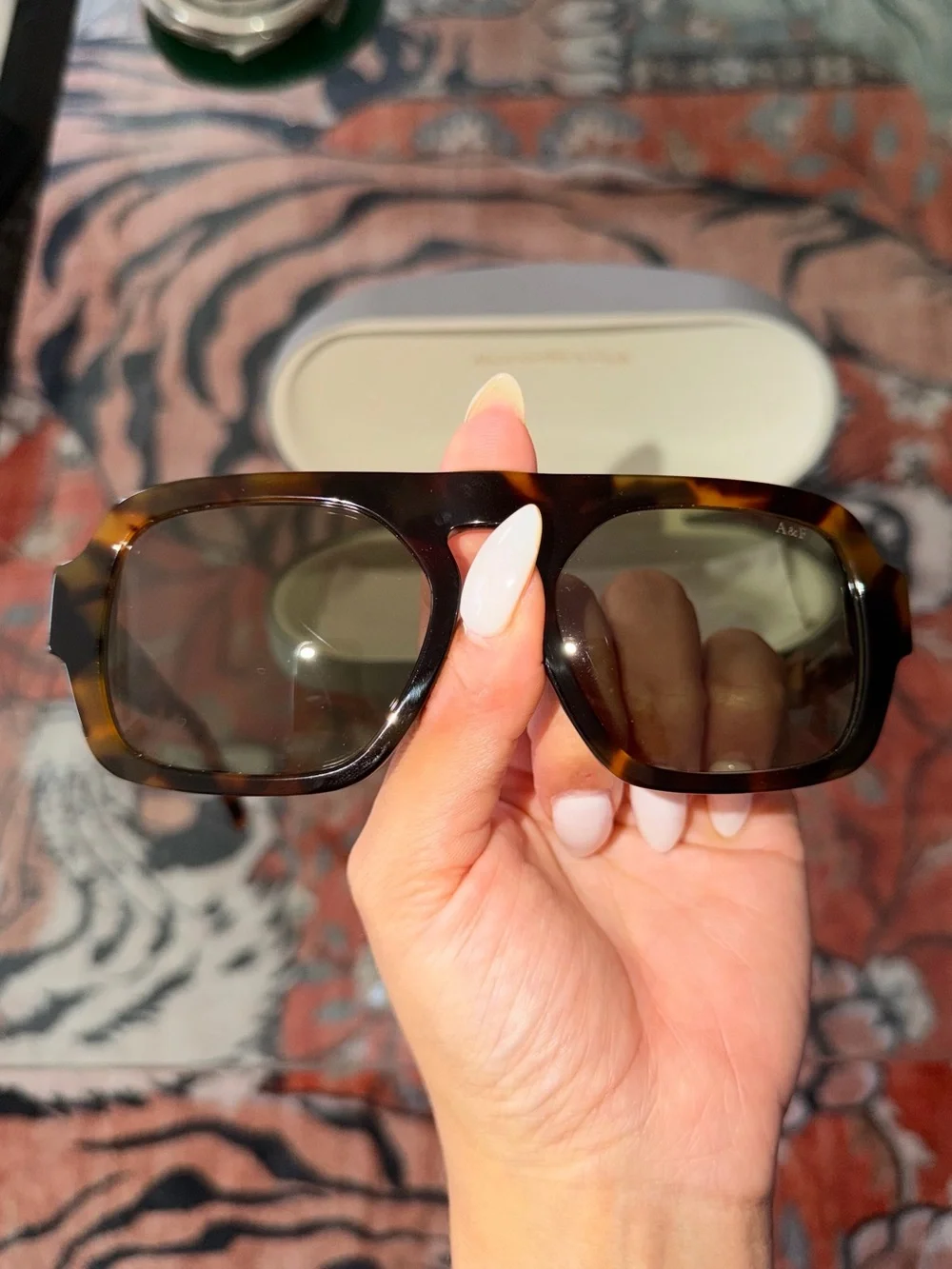 Abercrombie & Fitch Dark Green Sunglasses